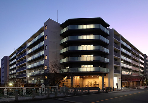 写真：自社で手掛けた建物の風景