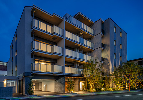 写真：自社で手掛けた建物の風景